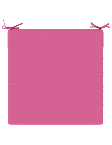 Cuscini per Sedia in 4 Pezzi SOEST 4 pz 100% Poliestere Rosa