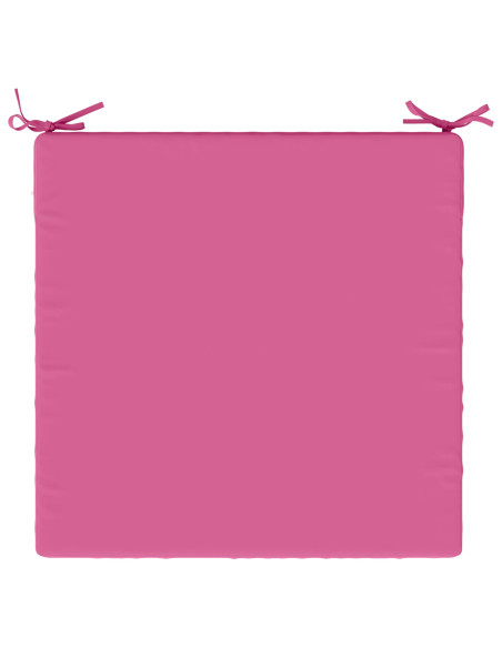 Cuscini per Sedia in 4 Pezzi SOEST 4 pz 100% Poliestere Rosa