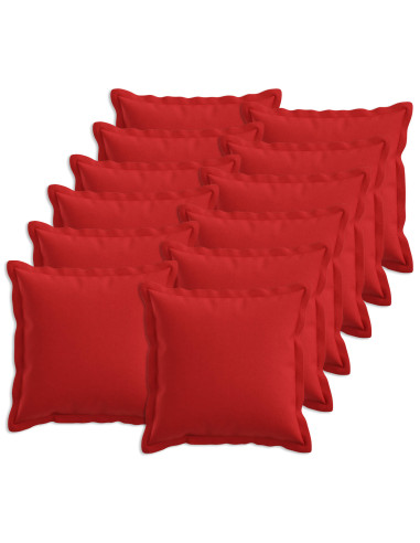 Cuscino con cuscino HOUTEN 12 pz Rosso Lino