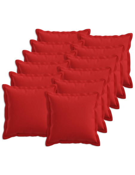 Cuscino con cuscino HOUTEN 12 pz Rosso Lino