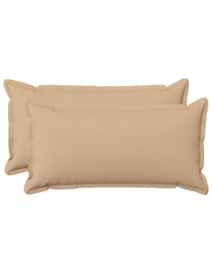 Cuscino con cuscino HOUTEN 2 pz Crema Lino