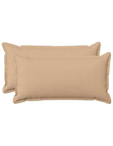 Cuscino con cuscino HOUTEN 2 pz Crema Lino
