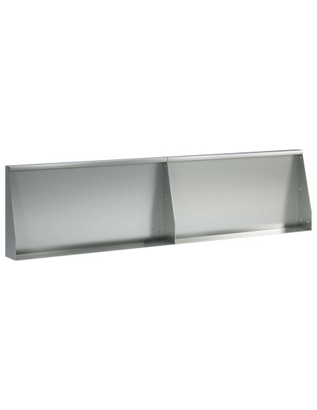 Muro di contenimento 2 pz 80 x 12 x 50 cm Acciaio zincato