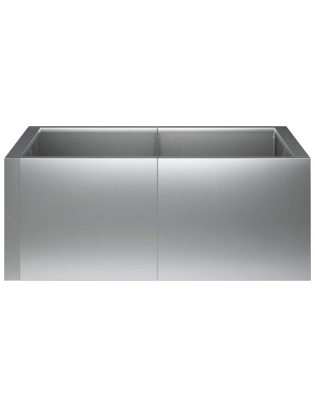 Muro di contenimento 4 pz 100 x 100 x 50 cm Acciaio zincato