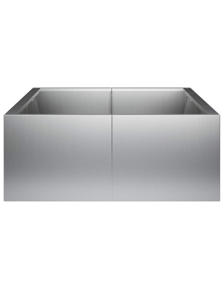 Muro di contenimento 6 pz 200 x 100 x 50 cm Acciaio zincato
