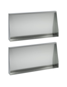 Muro di contenimento 2 pz 80 x 12 x 50 cm Acciaio zincato 2
