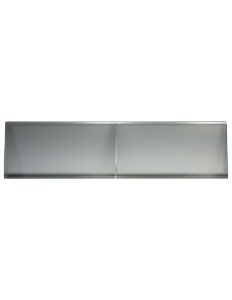 Muro di contenimento 2 pz 80 x 12 x 50 cm Acciaio zincato