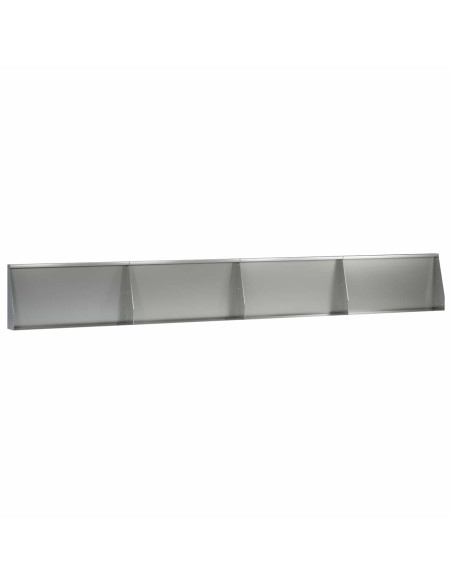 Muro di contenimento 4 pz 80 x 12 x 50 cm Acciaio zincato