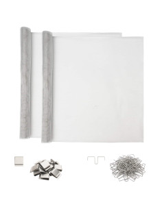 Copertura per pozzetto di luce con clip 2 pz 70 x 130 cm 2