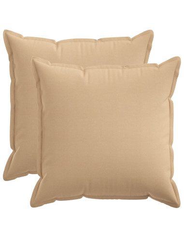 Cuscino con cuscino HOUTEN 2 pz Crema Lino