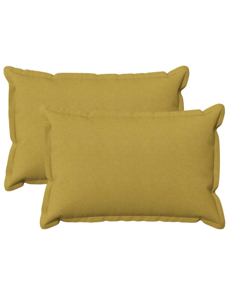 Cuscino con cuscino HOUTEN 2 pz Verde chiaro Lino