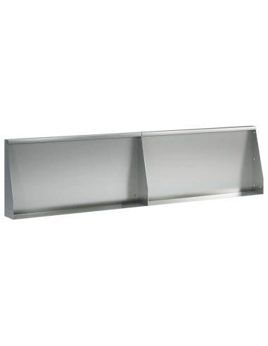 Muro di contenimento 2 pz 80 x 12 x 30 cm Acciaio zincato