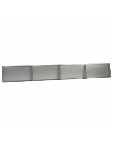 Muro di contenimento 4 pz 80 x 12 x 40 cm Acciaio zincato
