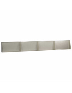 Muro di contenimento 4 pz 80 x 12 x 30 cm Acciaio Inox Argento 2