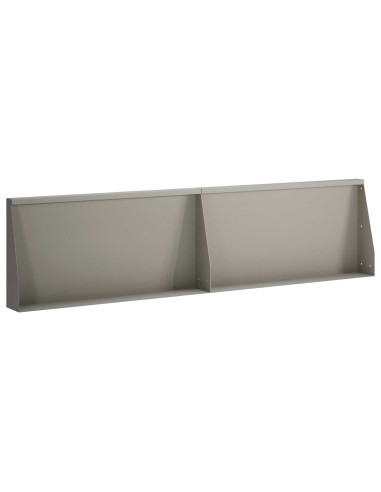 Muro di contenimento 2 pz 80 x 12 x 30 cm Acciaio Corten
