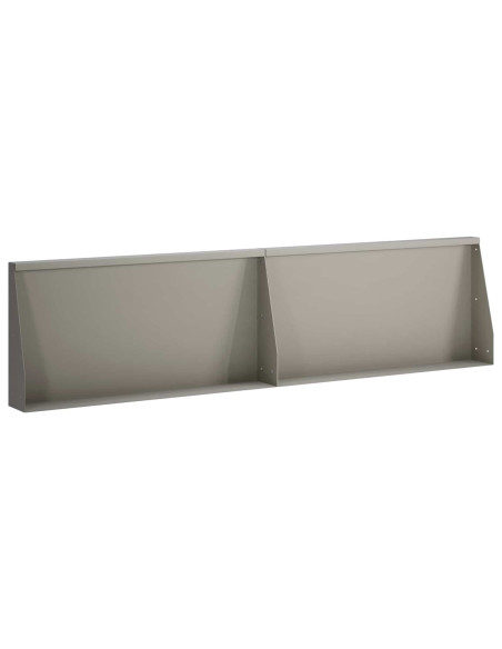 Muro di contenimento 2 pz 80 x 12 x 30 cm Acciaio Corten