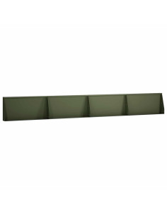 Muro di contenimento 4 pz 80 x 12 x 40 cm Acciaio Verde Oliva 2