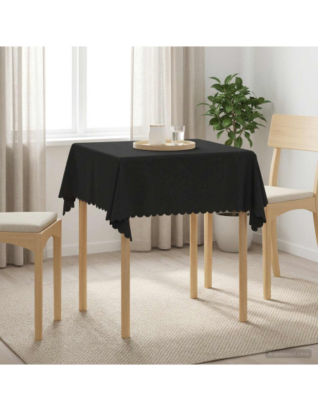 Tovaglia da Tavolo 5 pz Quadrato Grigio Scuro 90 x 90 cm