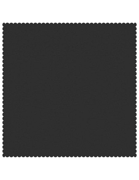 Tovaglia da Tavolo 5 pz Quadrato Grigio Scuro 90 x 90 cm