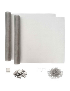 Copertura per pozzetto di luce con clip 2 pz 70 x 130 cm 2