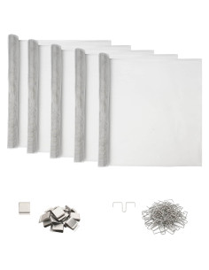 Copertura per pozzetto di luce con clip 5 pz 70 x 190 cm 2