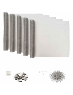 Copertura per pozzetto di luce con clip 5 pz 70 x 190 cm 2