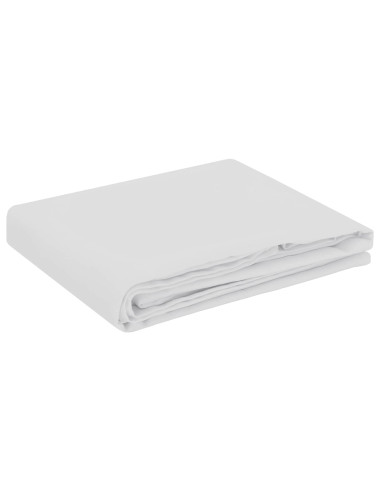 Tovaglia da Tavolo Quadrato Bianco 110 x 110 cm Poliestere