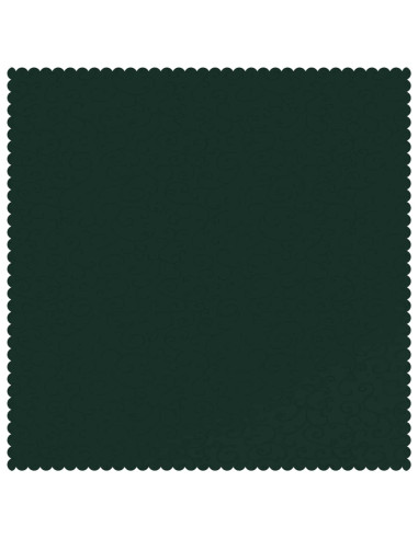 Tovaglia da Tavolo Quadrato Verde Scuro 90 x 90 cm