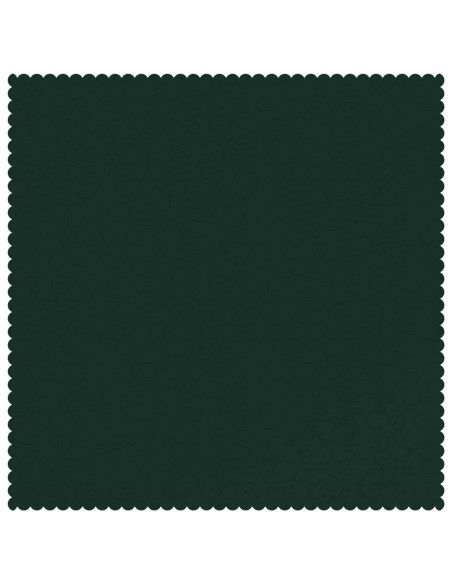 Tovaglia da Tavolo Quadrato Verde Scuro 90 x 90 cm