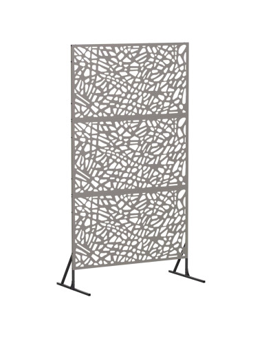 Schermo per Privacy 100 x 50 x 180 cm Acciaio Corten Ruggine