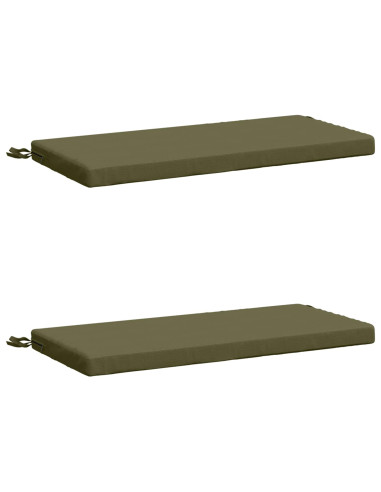 Cuscini per Panchina a 2 Pezzi SOEST 2 pz 100% Poliestere