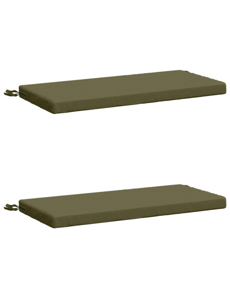Cuscini per Panchina a 2 Pezzi SOEST 2 pz 100% Poliestere