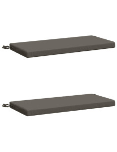Cuscini per Panchina a 2 Pezzi SOEST 2 pz 100% Poliestere
