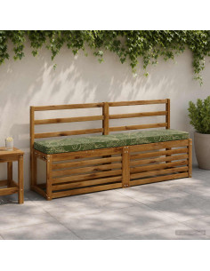 Cuscini per Panchina a 2 Pezzi VUGHT 2 pcs 100% Poliestere