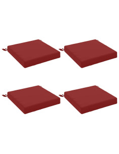 Cuscini per Sedia in 4 Pezzi SOEST 4 pz 100% Poliestere