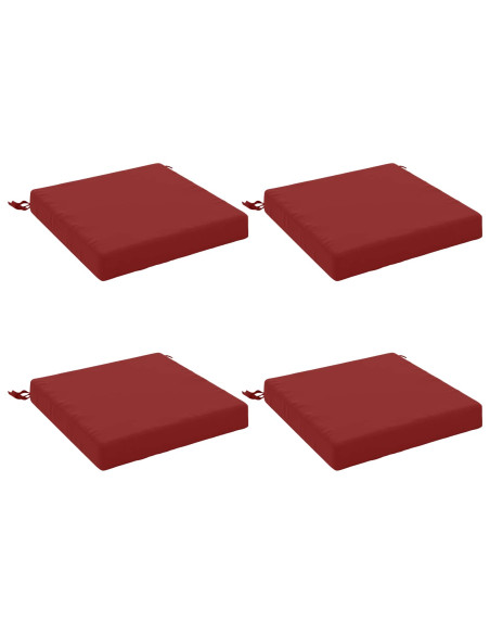 Cuscini per Sedia in 4 Pezzi SOEST 4 pz 100% Poliestere