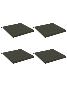 Cuscini per Sedia in 4 Pezzi SOEST 4 pz 100% Poliestere