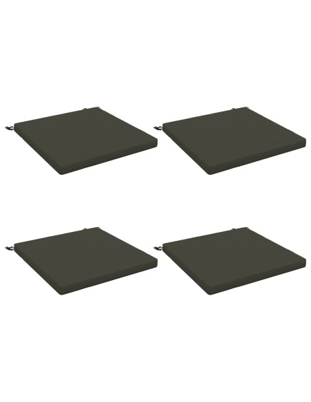 Cuscini per Sedia in 4 Pezzi SOEST 4 pz 100% Poliestere