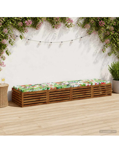 Cuscini per Sedia in 4 Pezzi SOEST 4 pz 100% Poliestere