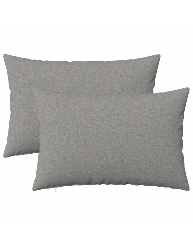 Cuscino con cuscino HEERLEN 2 pz Grigio Nuvola Tessuto