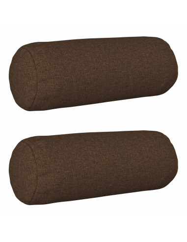 Cuscino con cuscino HEERLEN 2 pz Marrone Tessuto