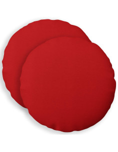 Cuscino con cuscino HEERLEN 2 pz Rosso Tessuto