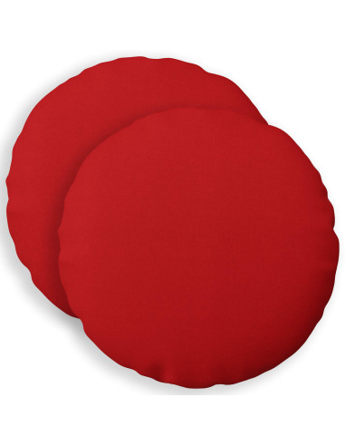 Cuscino con cuscino HEERLEN 2 pz Rosso Tessuto