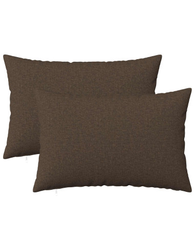 Cuscino con cuscino HEERLEN 2 pz Tortora Tessuto