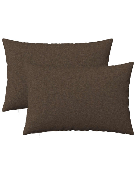 Cuscino con cuscino HEERLEN 2 pz Tortora Tessuto