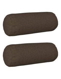 Cuscino con cuscino HEERLEN 2 pz Tortora Tessuto