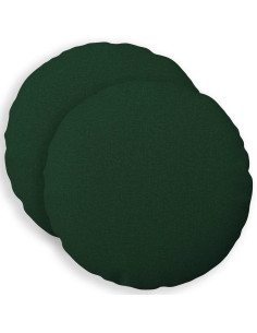 Cuscino con cuscino HEERLEN 2 pz Verde Scuro Tessuto