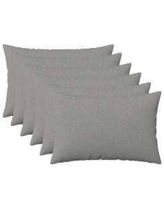 Cuscino con cuscino HEERLEN 6 pz Grigio Nuvola Tessuto