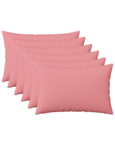 Cuscino con cuscino HEERLEN 6 pz Rosa Tessuto