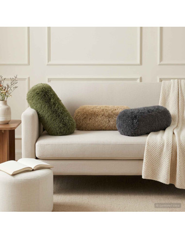 Cuscino con cuscino HEERLEN 6 pz Verde chiaro Fleece PV